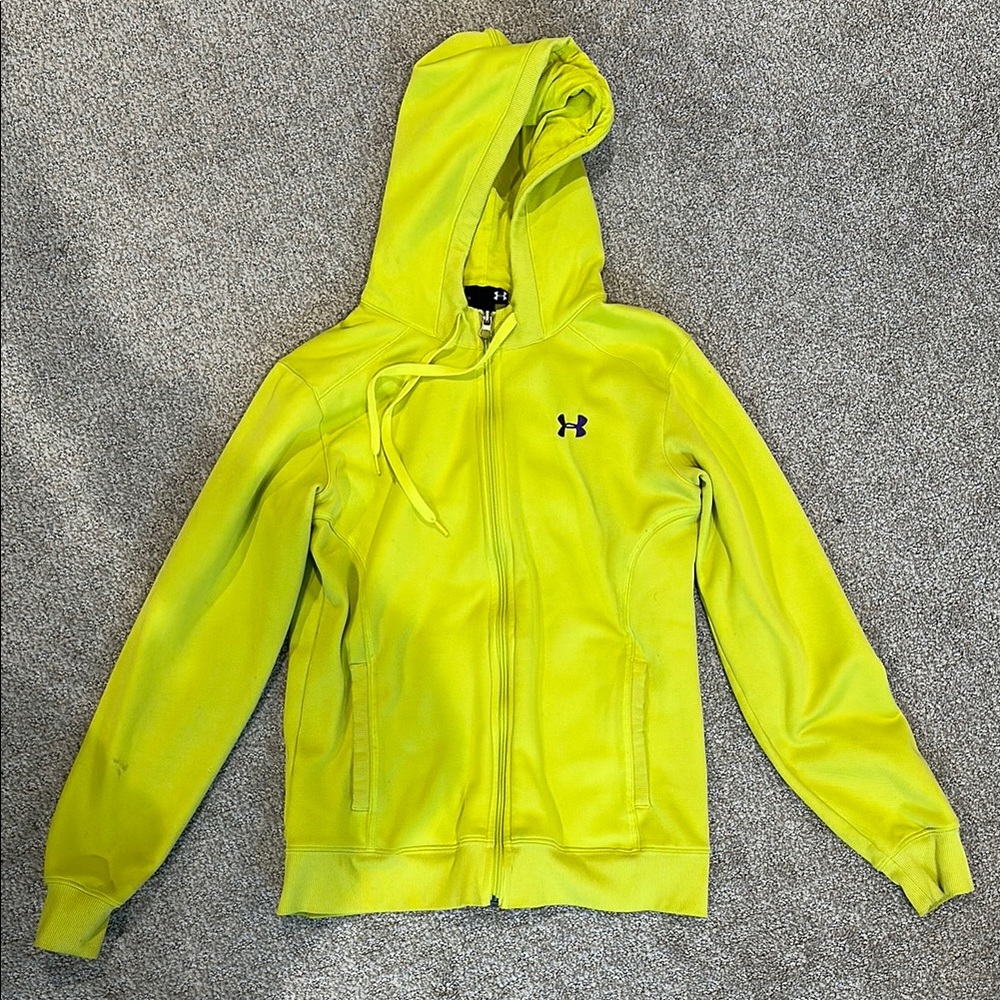 Under Armour Neon Yellow Hoodie